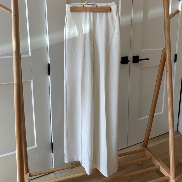 ASOS white trouser pants Size 2 - Picture 1 of 5